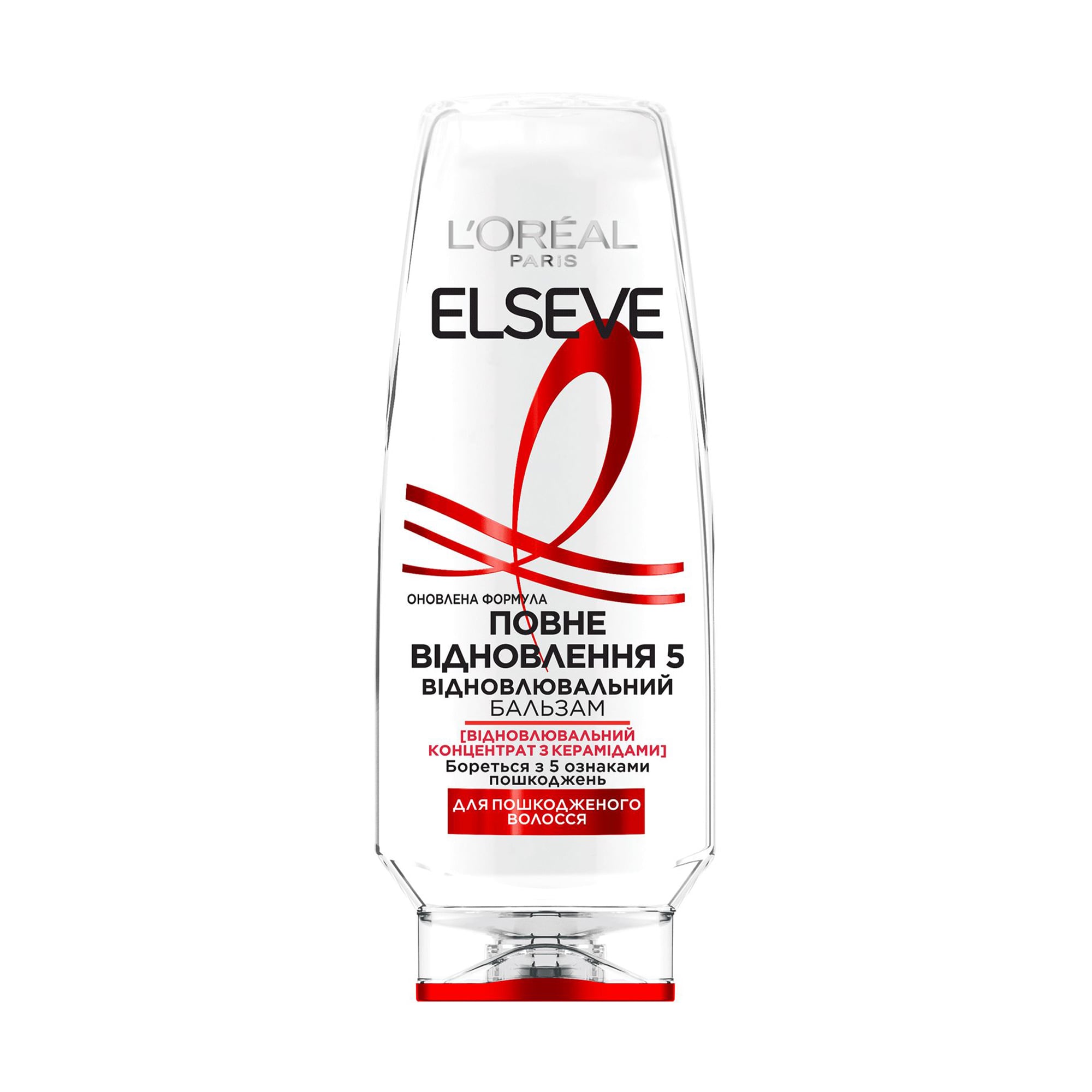 Відновлювальний бальзам L'Oreal Paris Elseve Повне відновлення 5, оновлена формула, для пошкодженого волосся, 200 мл
